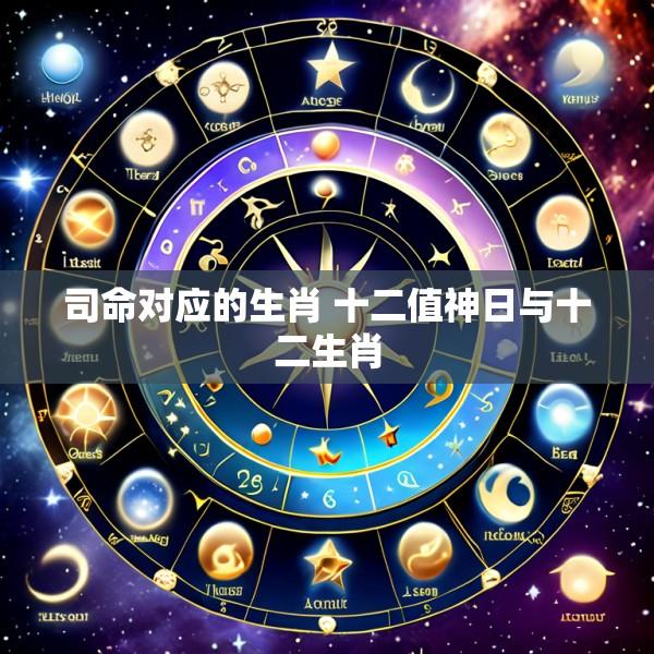 司命对应的生肖 十二值神日与十二生肖