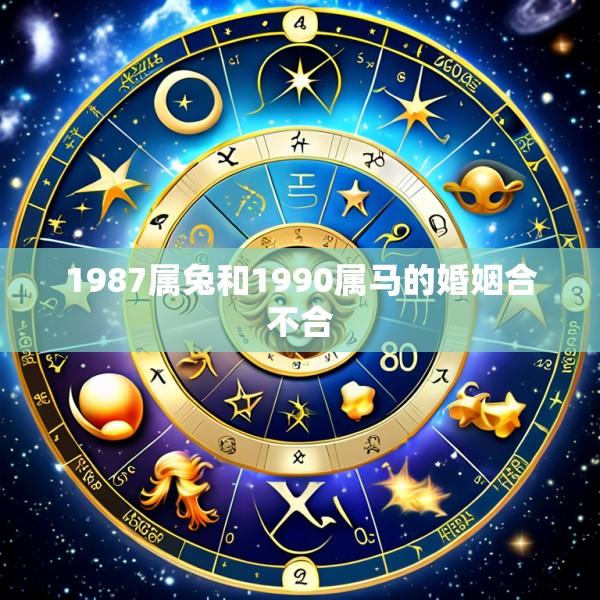 1987属兔和1990属马的婚姻合不合