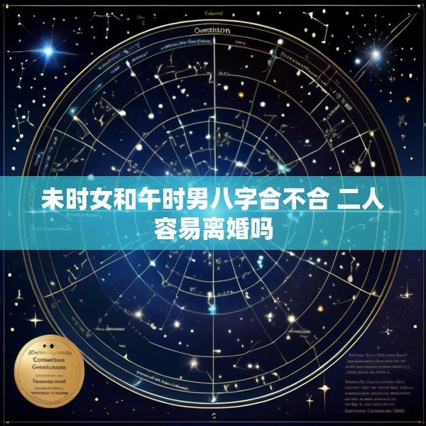 未时女和午时男八字合不合 二人容易离婚吗