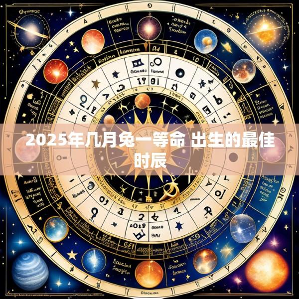 2025年几月兔一等命 出生的最佳时辰