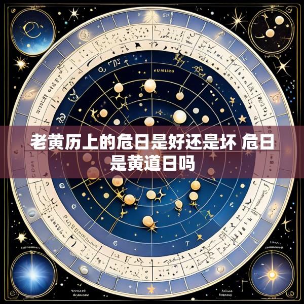 老黄历上的危日是好还是坏 危日是黄道日吗