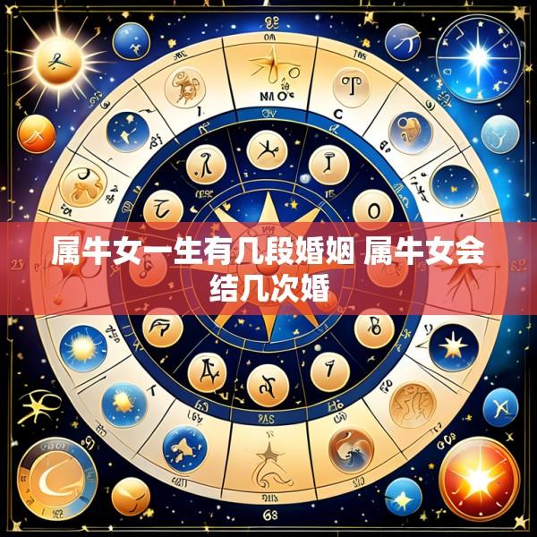 属牛女一生有几段婚姻 属牛女会结几次婚