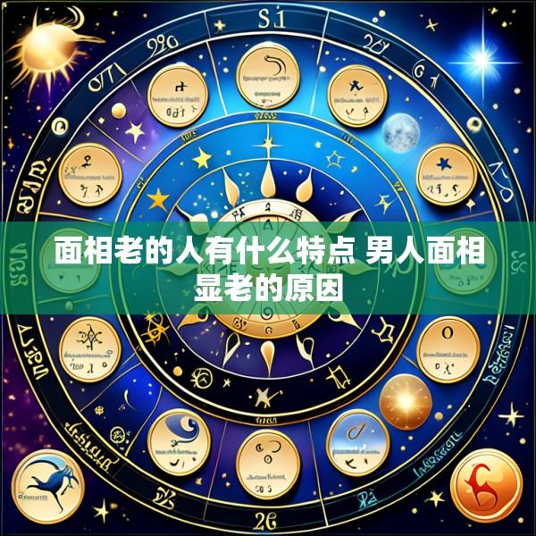 面相老的人有什么特点 男人面相显老的原因