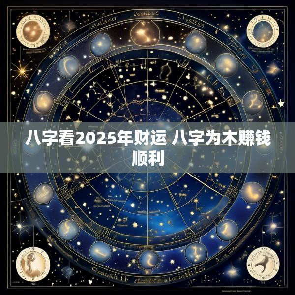 八字看2025年财运 八字为木赚钱顺利