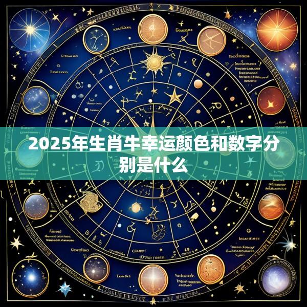 2025年生肖牛幸运颜色和数字分别是什么