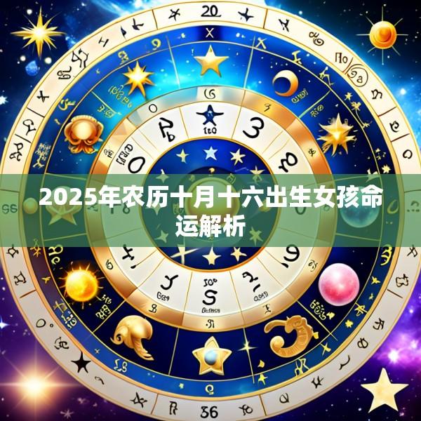 2025年农历十月十六出生女孩命运解析