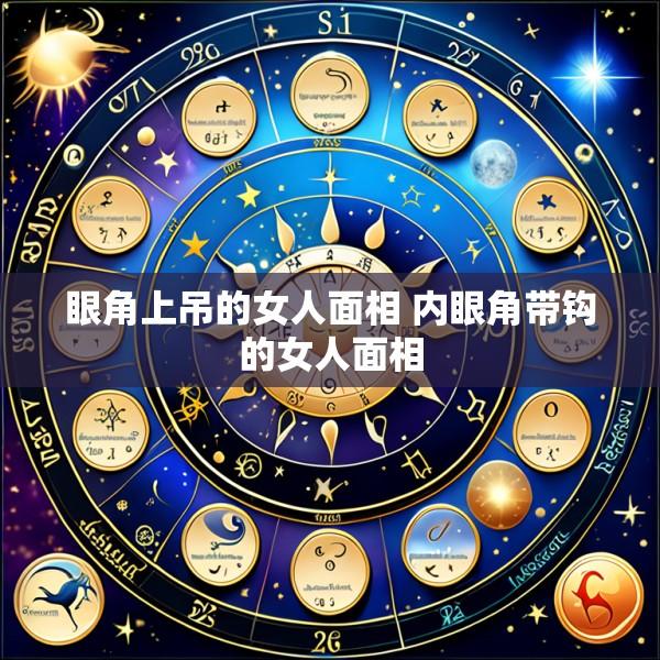 眼角上吊的女人面相 内眼角带钩的女人面相