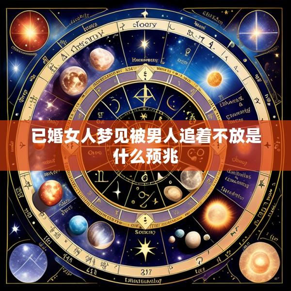 已婚女人梦见被男人追着不放是什么预兆