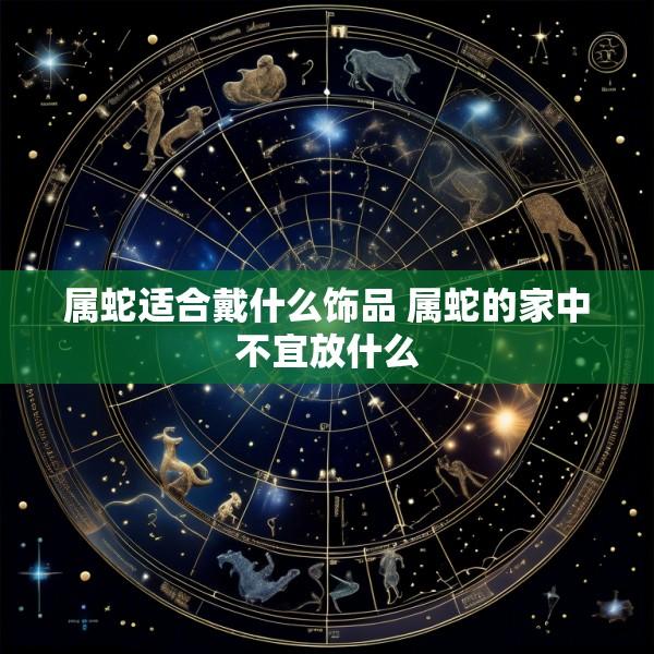 属蛇适合戴什么饰品 属蛇的家中不宜放什么