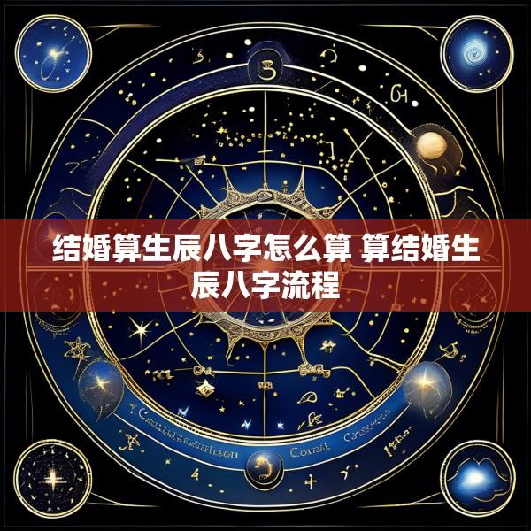 结婚算生辰八字怎么算 算结婚生辰八字流程