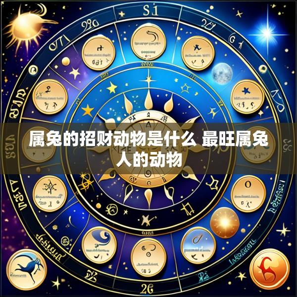 属兔的招财动物是什么 最旺属兔人的动物