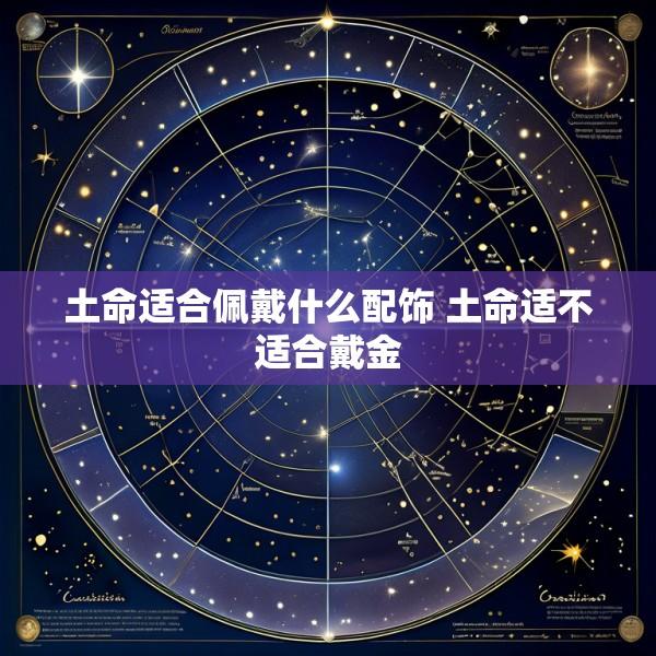 土命适合佩戴什么配饰 土命适不适合戴金