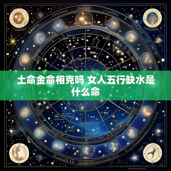 土命金命相克吗 女人五行缺水是什么命