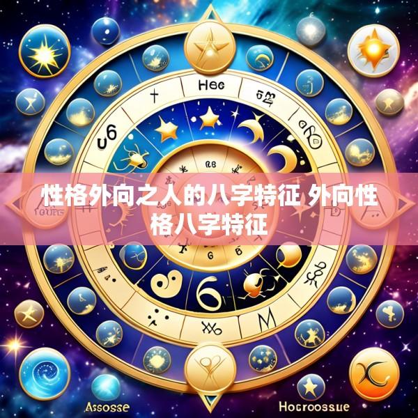 性格外向之人的八字特征 外向性格八字特征