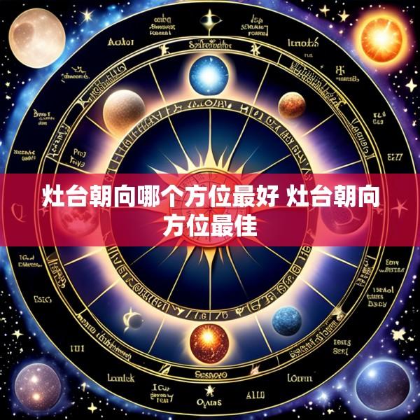 灶台朝向哪个方位最好 灶台朝向方位最佳
