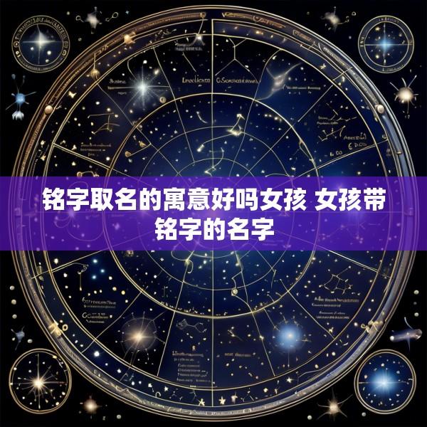 铭字取名的寓意好吗女孩 女孩带铭字的名字