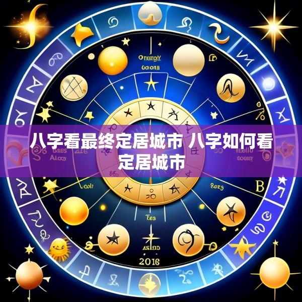 八字看最终定居城市 八字如何看定居城市