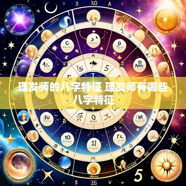 理发师的八字特征 理发师有哪些八字特征