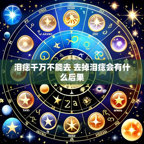 泪痣千万不能去 去掉泪痣会有什么后果