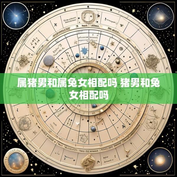 属猪男和属兔女相配吗 猪男和兔女相配吗