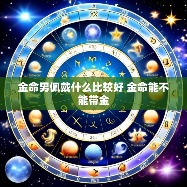 金命男佩戴什么比较好 金命能不能带金