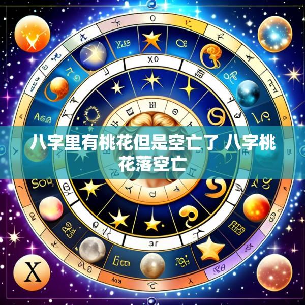 八字里有桃花但是空亡了 八字桃花落空亡