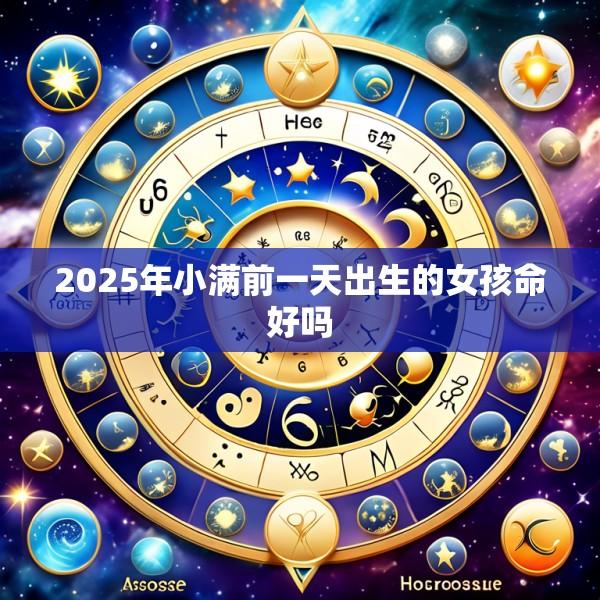 2025年小满前一天出生的女孩命好吗