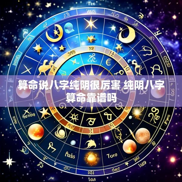 算命说八字纯阴很厉害 纯阴八字算命靠谱吗