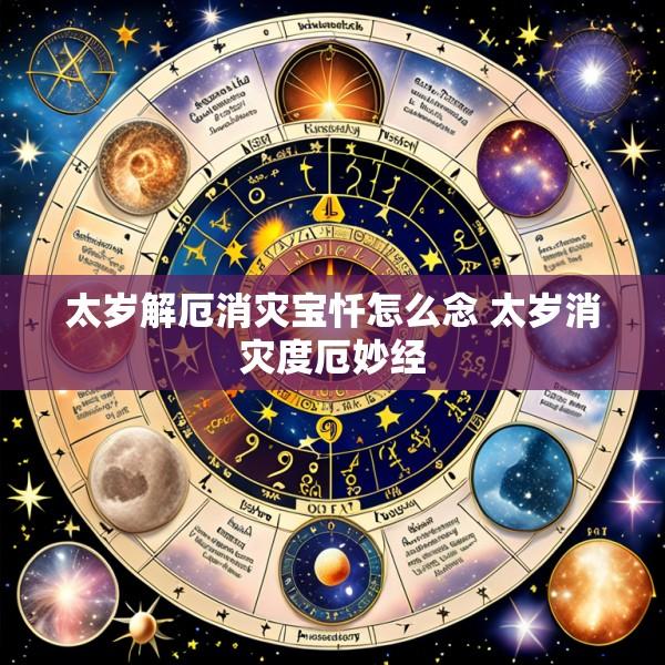 太岁解厄消灾宝忏怎么念 太岁消灾度厄妙经