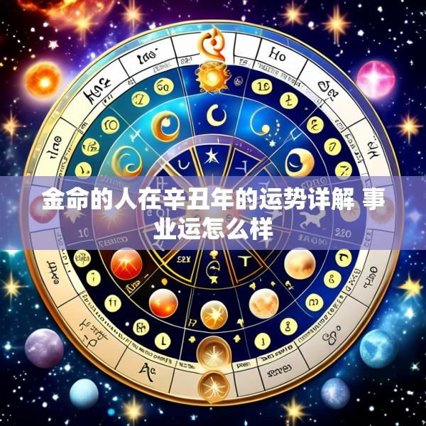 金命的人在辛丑年的运势详解 事业运怎么样