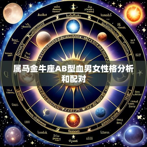 属马金牛座AB型血男女性格分析和配对