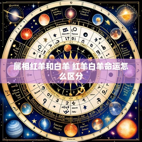 属相红羊和白羊 红羊白羊命运怎么区分