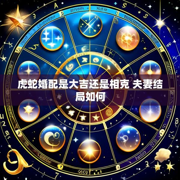 虎蛇婚配是大吉还是相克 夫妻结局如何