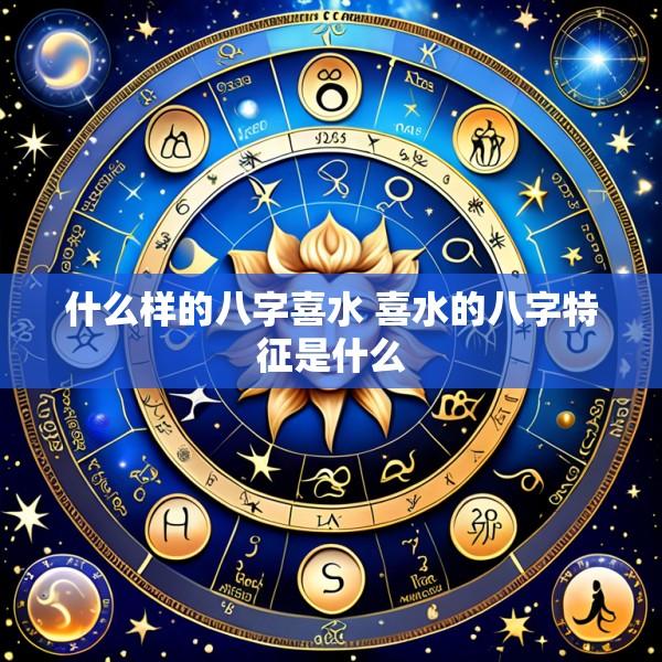 什么样的八字喜水 喜水的八字特征是什么