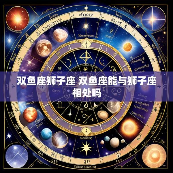 双鱼座狮子座 双鱼座能与狮子座相处吗