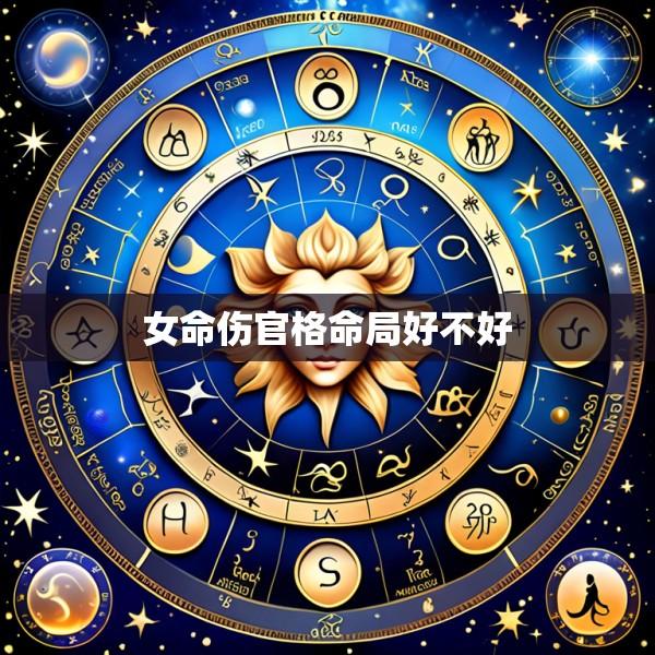 女命伤官格命局好不好