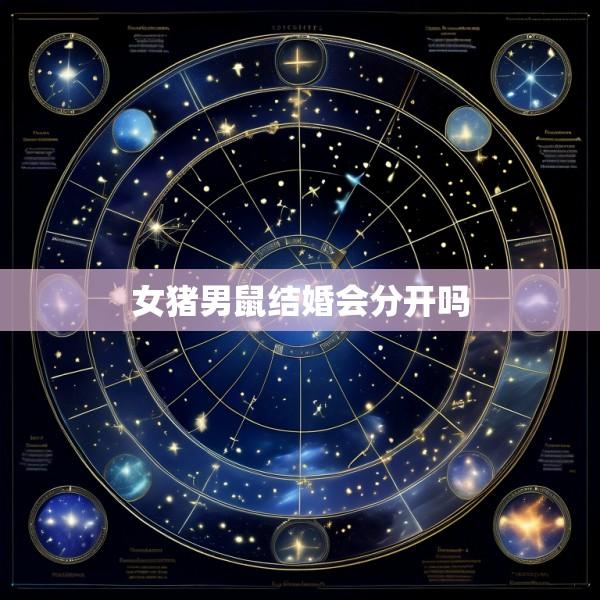女猪男鼠结婚会分开吗