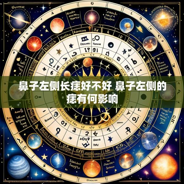 鼻子左侧长痣好不好 鼻子左侧的痣有何影响