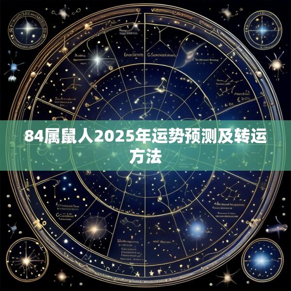 84属鼠人2025年运势预测及转运方法