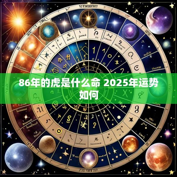 86年的虎是什么命 2025年运势如何