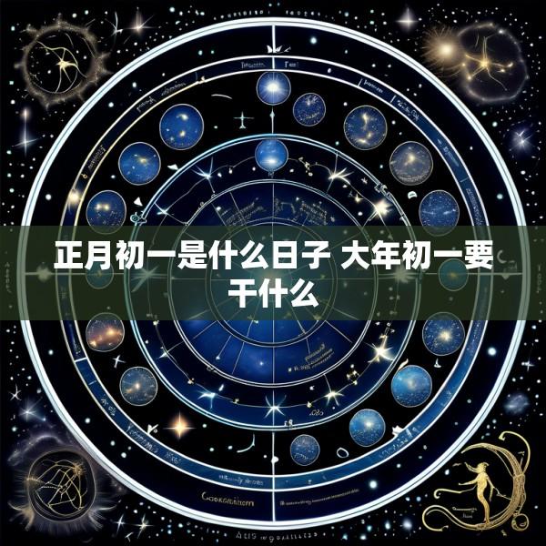 正月初一是什么日子 大年初一要干什么