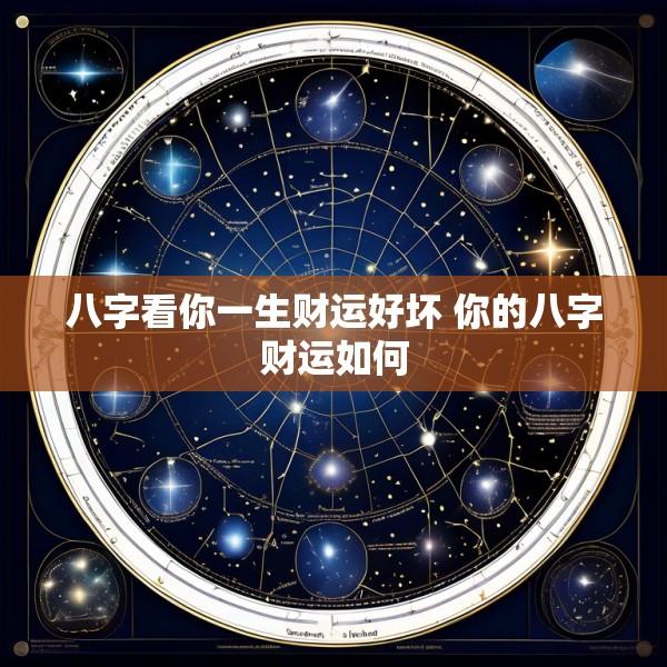 八字看你一生财运好坏 你的八字财运如何