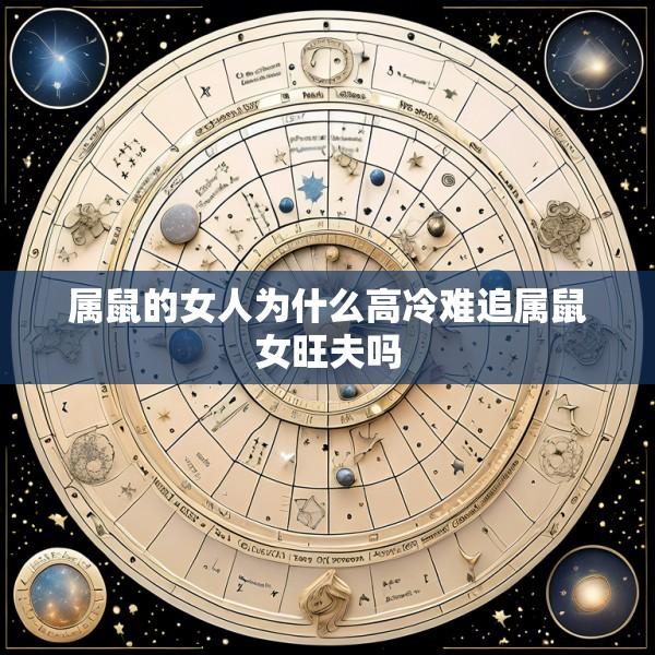 属鼠的女人为什么高冷难追属鼠女旺夫吗