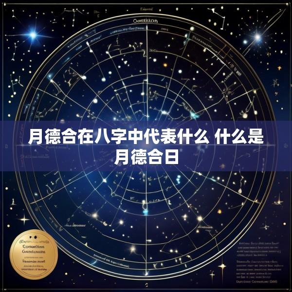 月德合在八字中代表什么 什么是月德合日