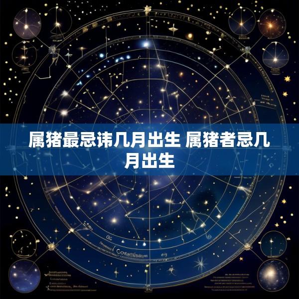 属猪最忌讳几月出生 属猪者忌几月出生