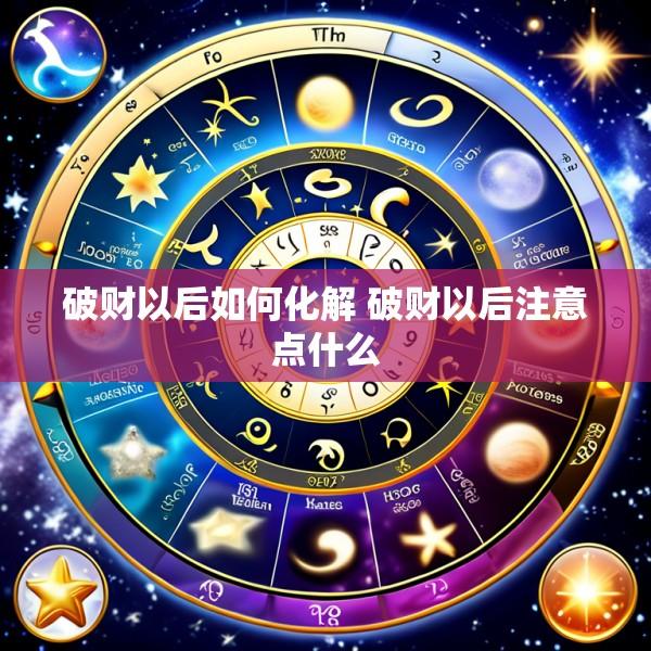 破财以后如何化解 破财以后注意点什么