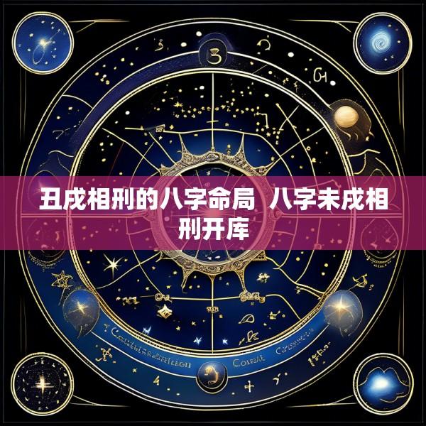 丑戌相刑的八字命局  八字未戌相刑开库