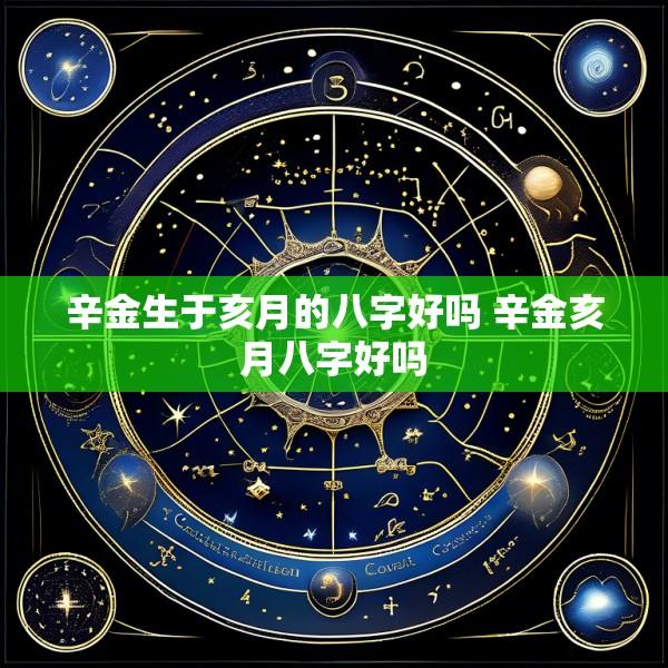 辛金生于亥月的八字好吗 辛金亥月八字好吗