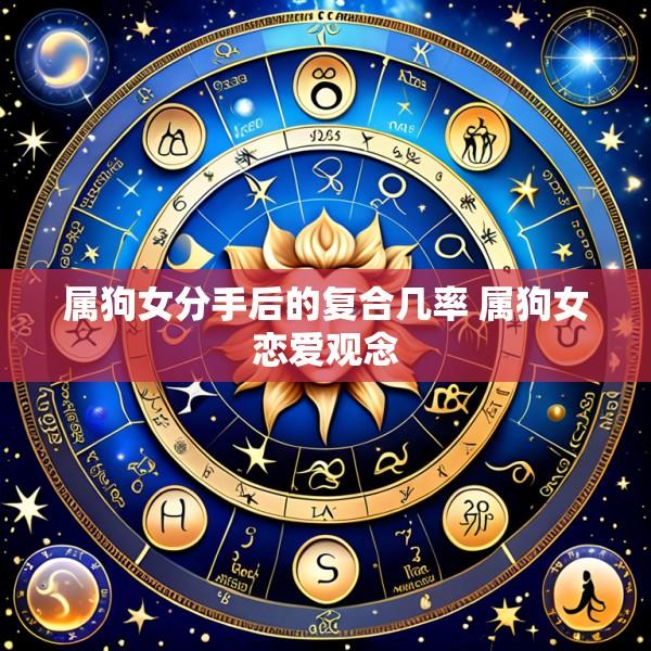 属狗女分手后的复合几率 属狗女恋爱观念