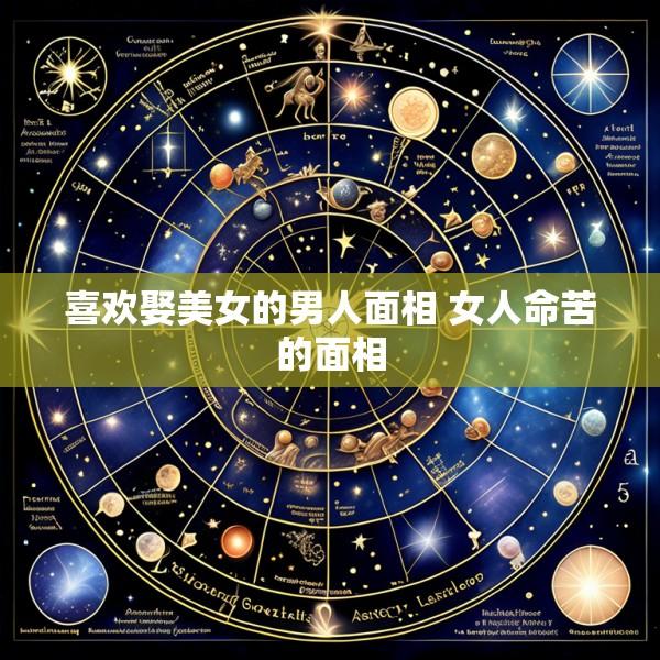 喜欢娶美女的男人面相 女人命苦的面相